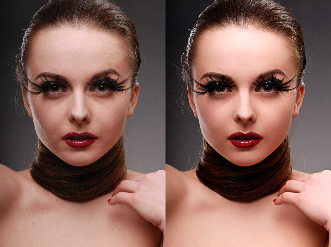 Профессиональная ретушь лица в фотошопе - как создать сайт