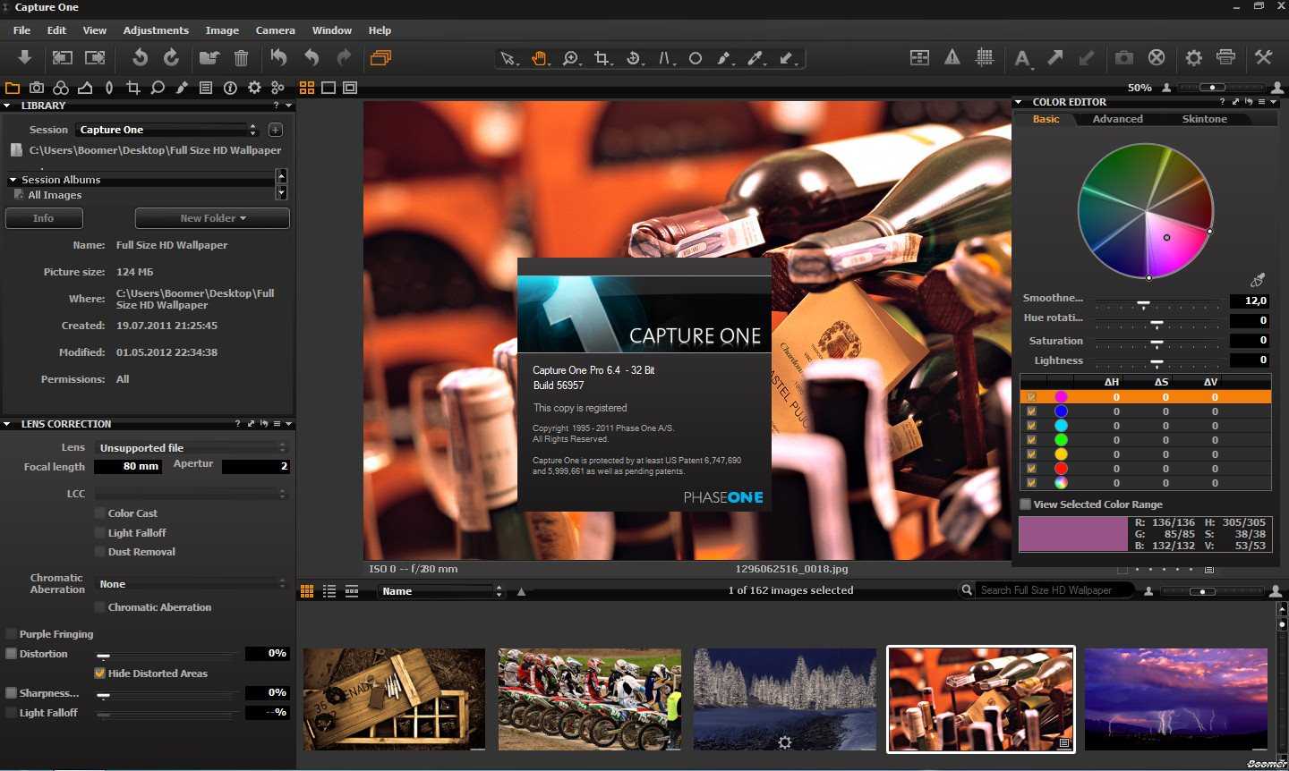 Capture one 5 — новая версия популярного raw-конвертера