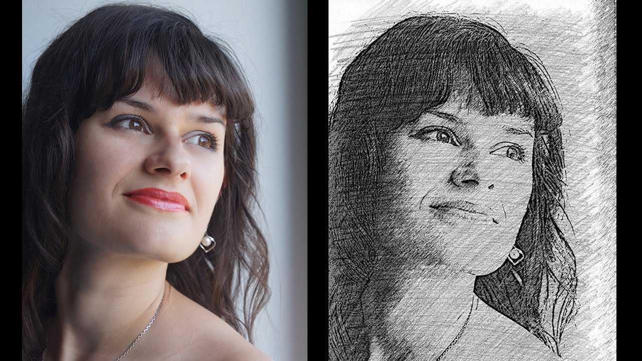 Как сделать рисунок из фотографии в фотошопе / фотообработка в photoshop / уроки фотографии