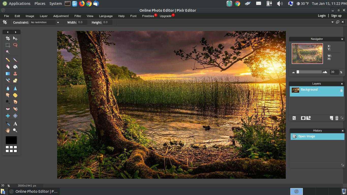 Canva инструменты для обработки фото  в онлайн редакторе