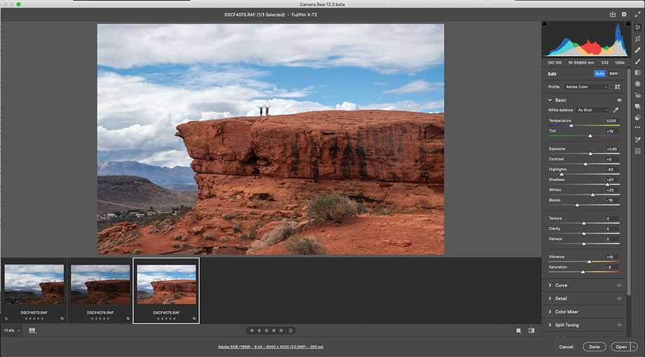 Обработка фотографий. работа с adobe camera raw