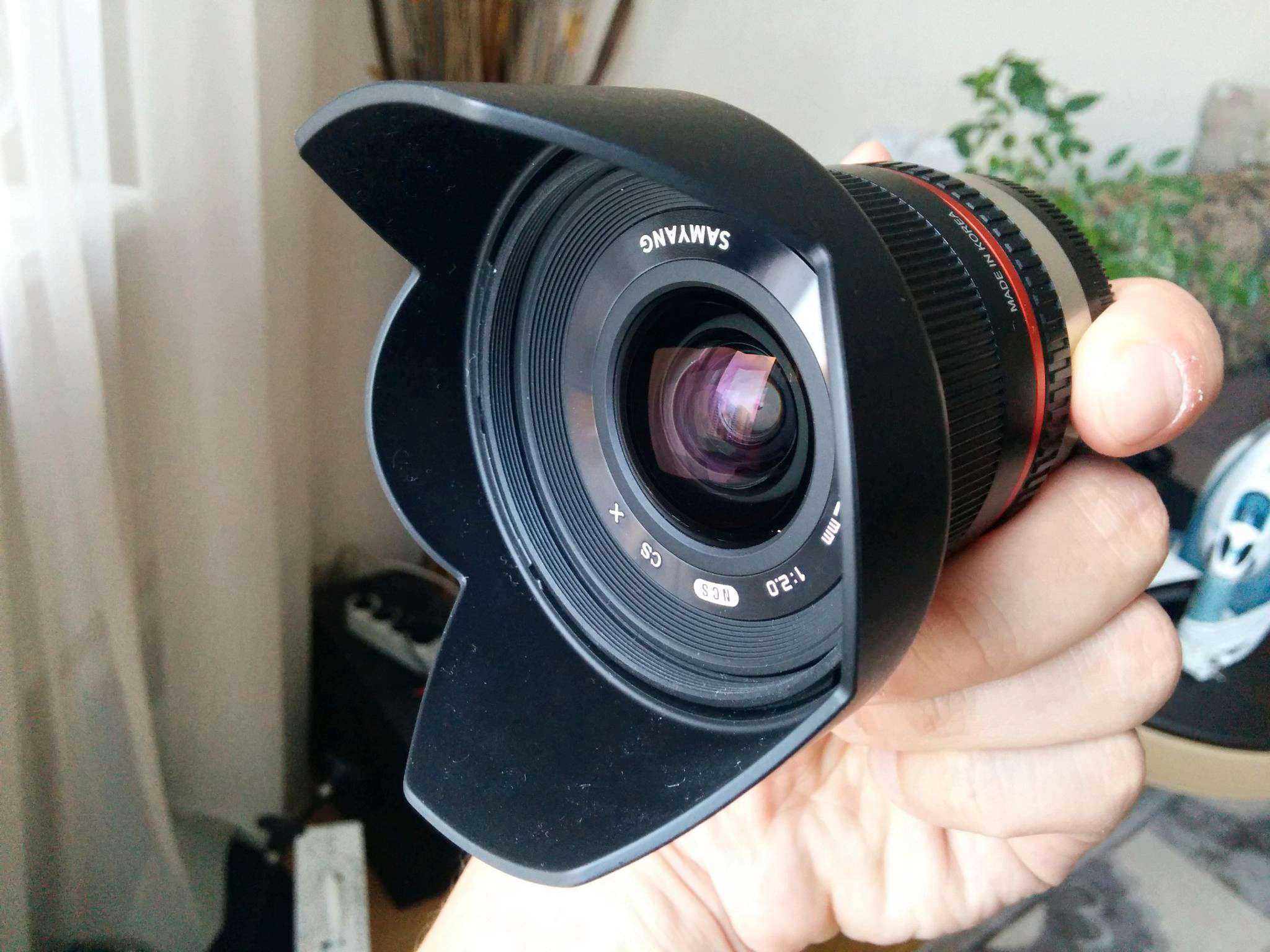 Обзор объектива samyang 12mm f2.0 ncs cs