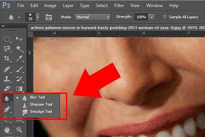 Учимся использовать инструмент blur tool в photoshop, чтобы создать избирательный фокус - photoshop