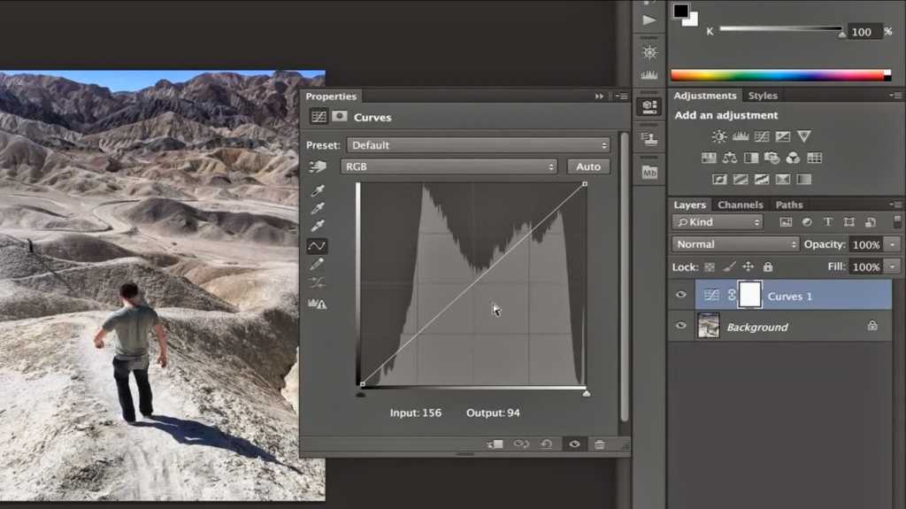 Adobe photoshop: кривые и уровни