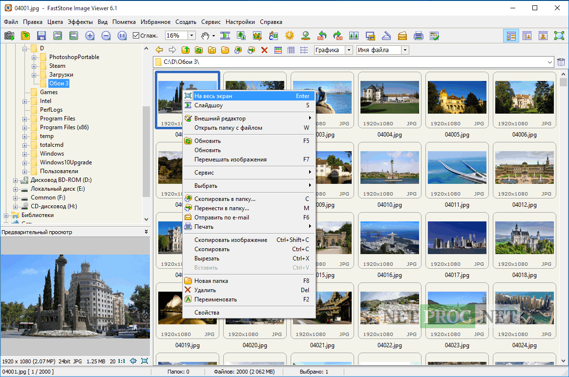 Faststone image viewer — просмотрщик и редактор изображений