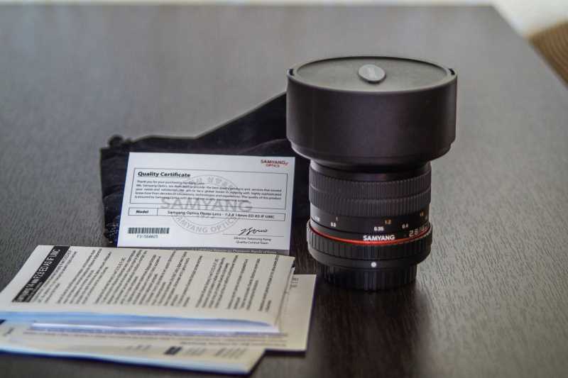Фотообъектив samyang 14mm f/2.8 ed as if umc sony a