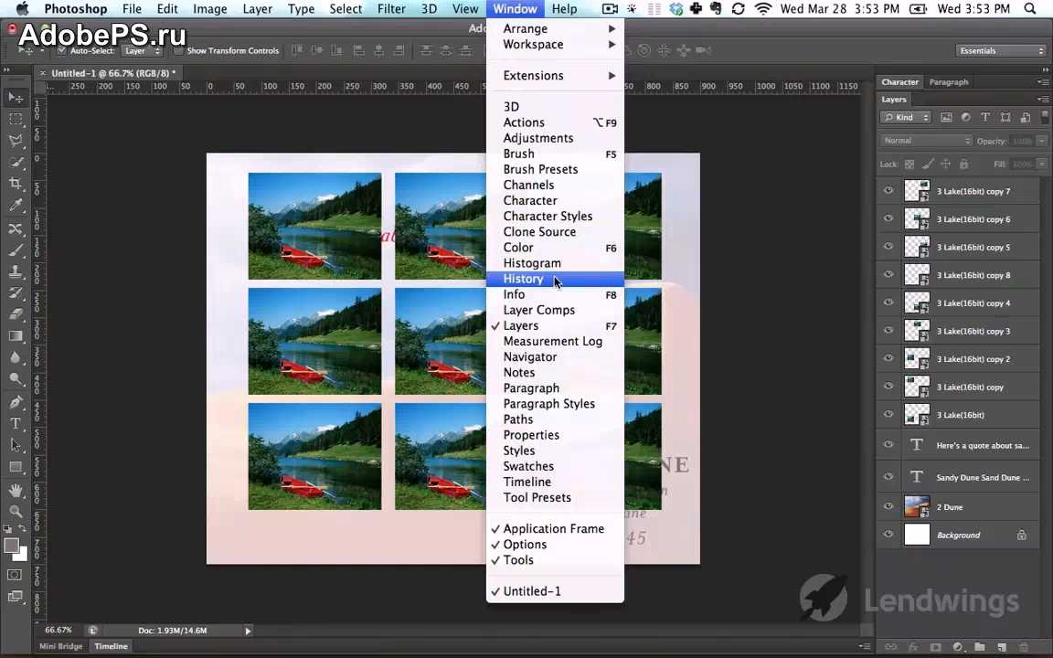 Работа с панелями в программе photoshop cs6 - photoshop - программные продукты - статьи